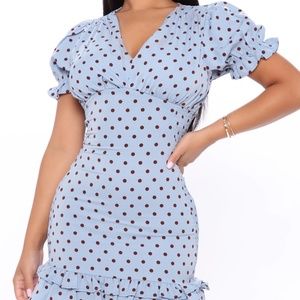 Polka Dot Mini Dress